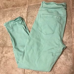 Teal LC Lauren Conrad Skinny Jeans